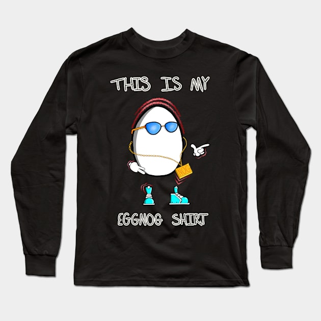 Egghead Long Sleeve T-Shirt by Art by Nabes